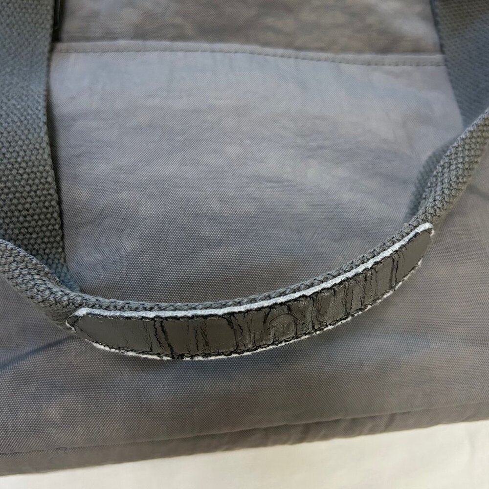 Kipling Gray Tote Bag – Style TM5251-076 – Polka Dot Lining - Picture 13 of 15